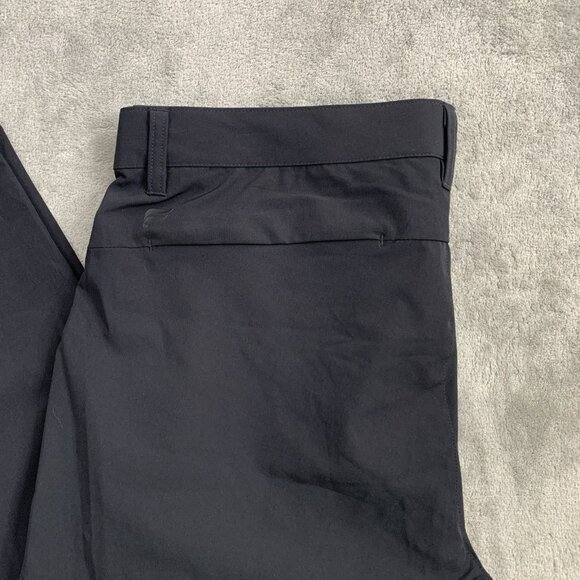 Fabletics The Only Pant Men 34x29” Black Classic Performance Stretch Casual Golf - Picture 2 of 13